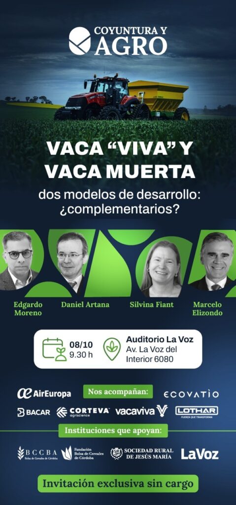 ESTE MIÉRCOLES NUEVA EDICIÓN DE COYUNTURA Y AGRO