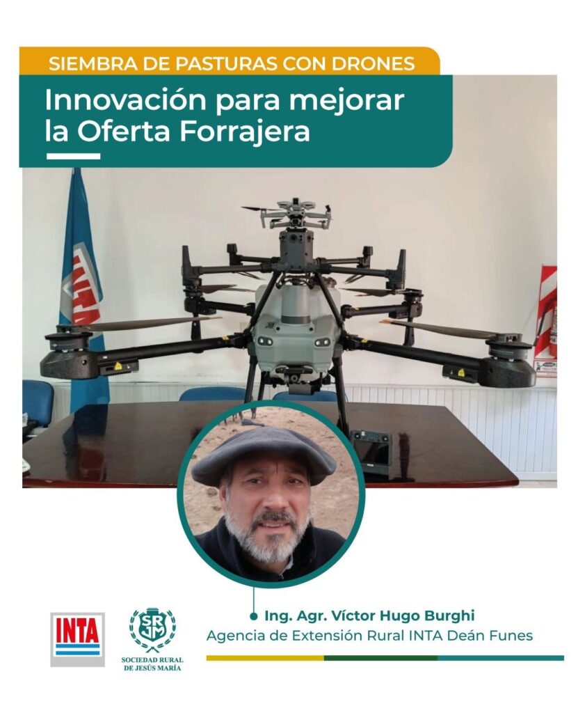 SIEMBRA DE PASTURAS CON DRONES: INNOVACIÓN PARA MEJORAR LA OFERTA FORRAJERA
