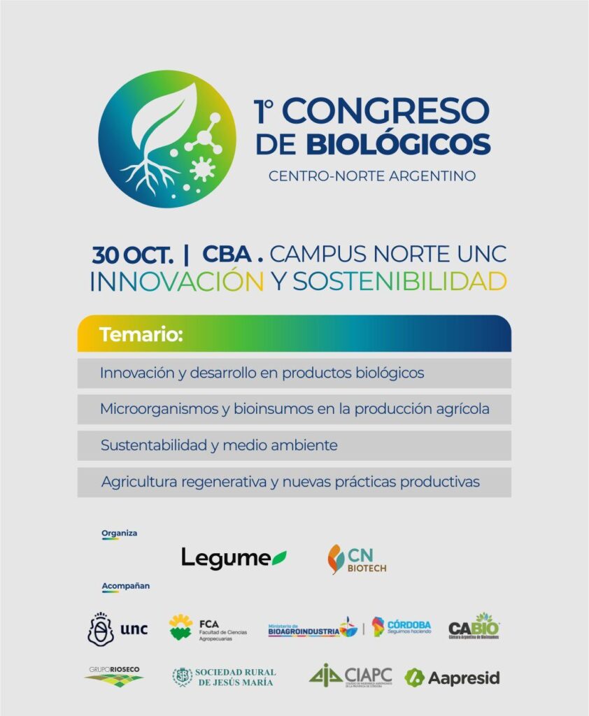 SE VIENE EN 1° CONGRESO DE BIOLÓGICOS DE LA REGIÓN