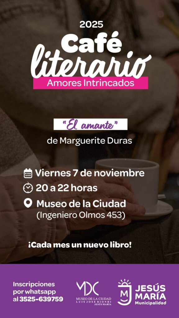 El Museo de la Ciudad abre sus puertas para una nueva noche de Café Literario