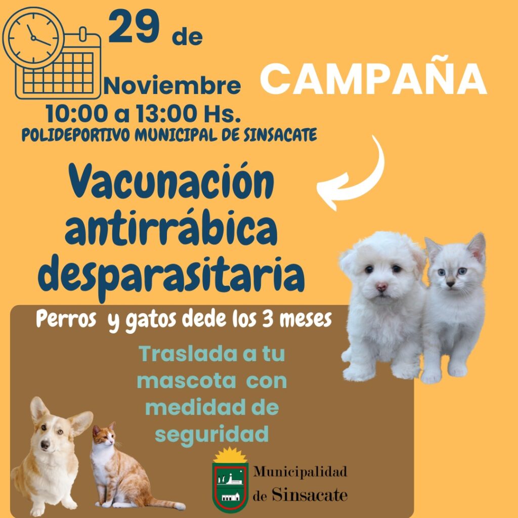 CAMPAÑA DE VACUNACIÓN Y DESPARASITACIÓN