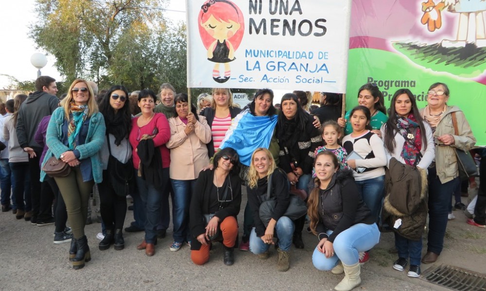Marcha contra la violencia de género entre Jesús María y Caroya