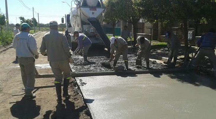 PREVIA PARA EL CORDÓN CUNETA EN Bº LOS NOGALES