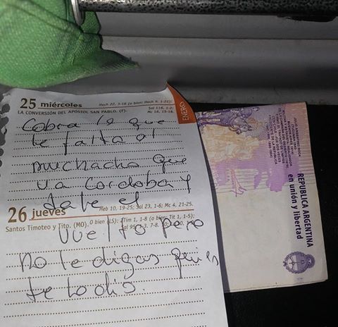 Un gesto para admirar y copiar