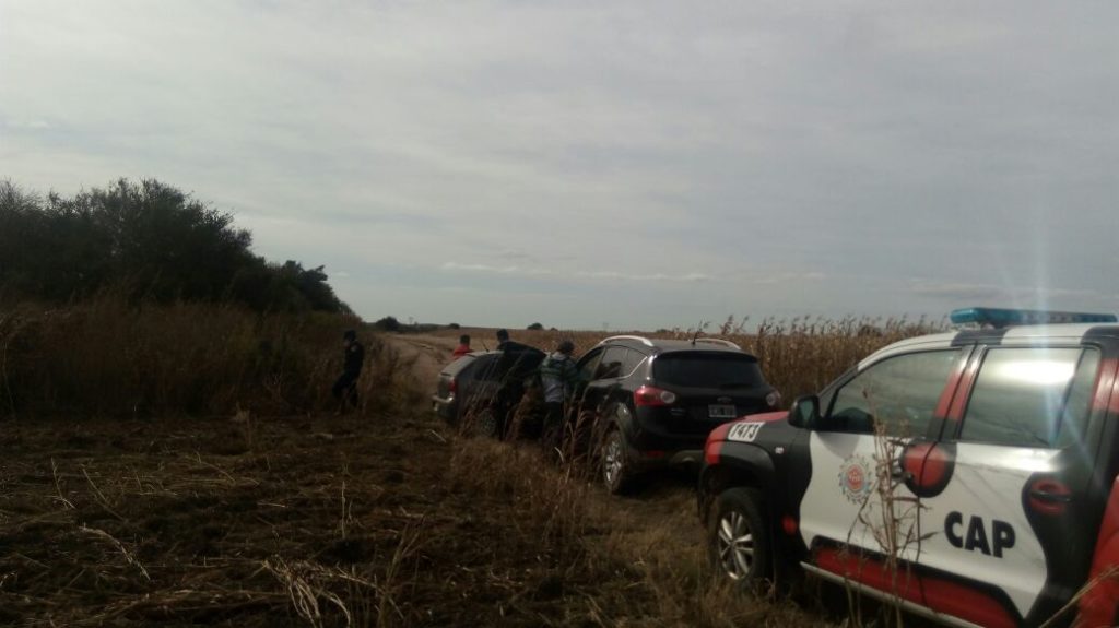 El campo donde se encontró el cuerpo