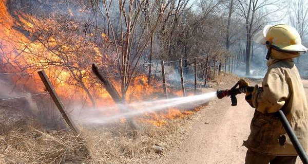 Incendios reiniciados en la Provincia de Córdoba