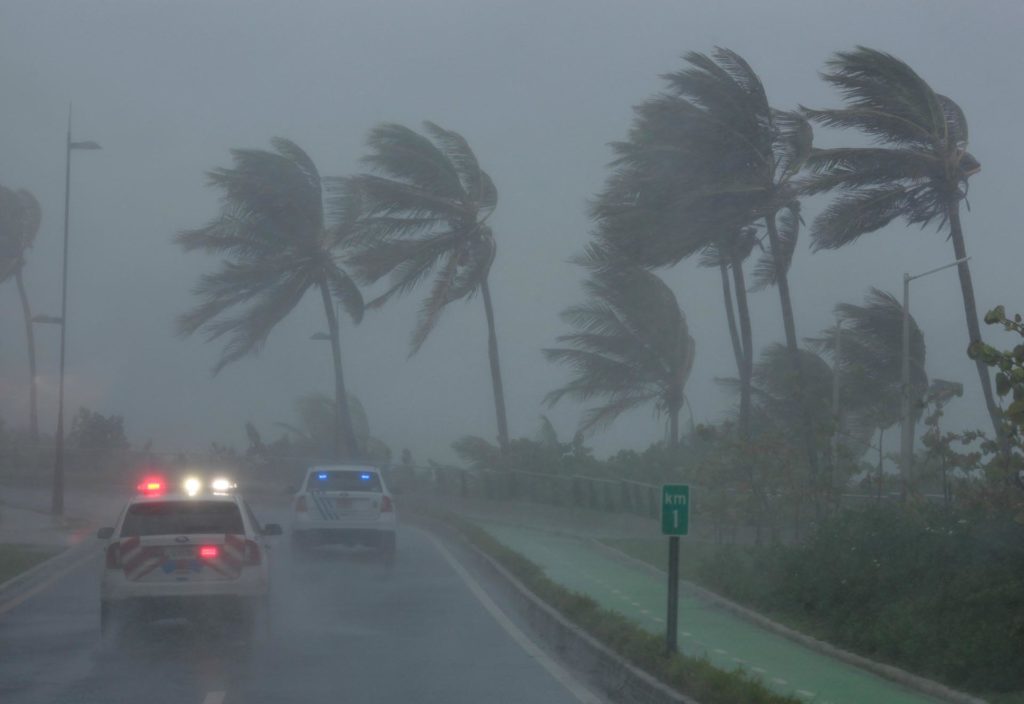 El paso del Huracan «Irma»