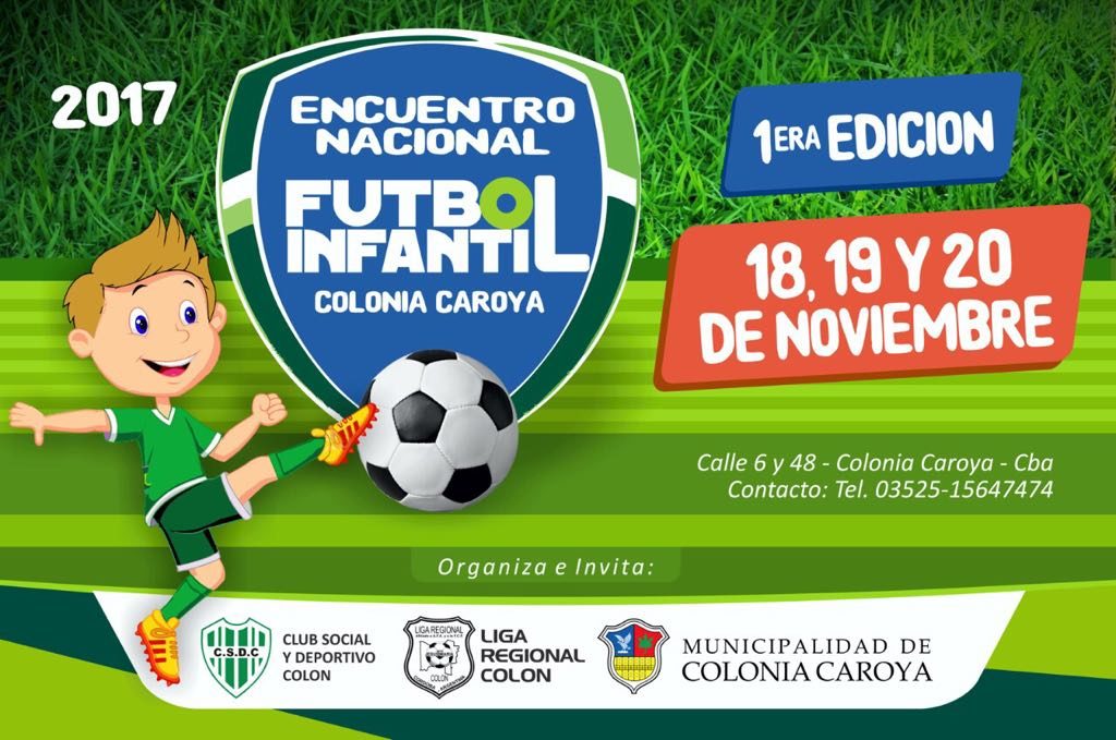 Encuentro de Fútbol Infantil» en la zona