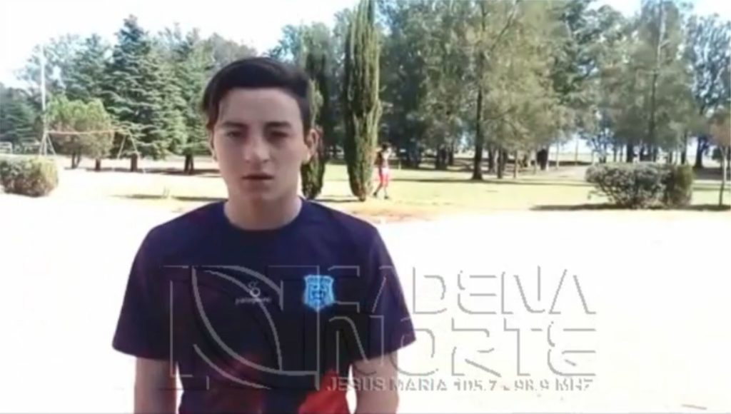 Julian Aguirre de la Sub.15 analiza la competencia.