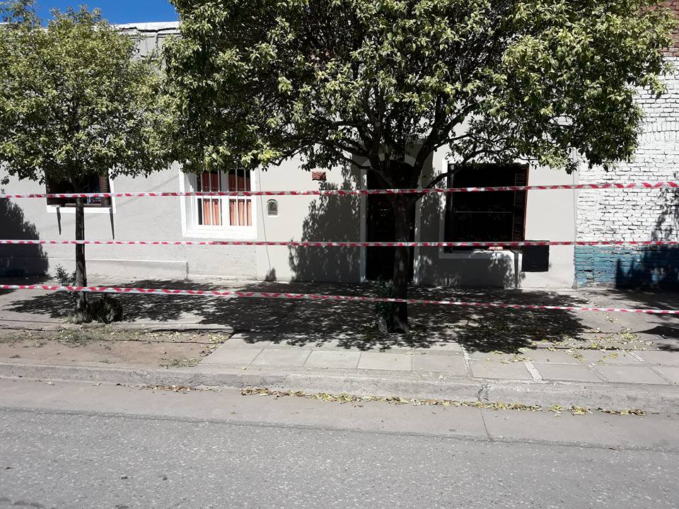 Derrumbe parcial en un Vivienda.