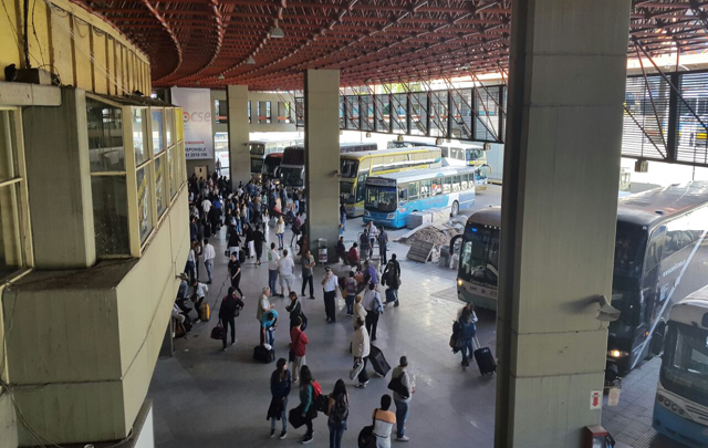 Complicaciones con el transporte Interurbano por las asambleas.