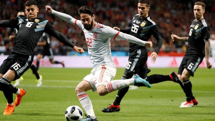 Argentina goleada y humillada por España.