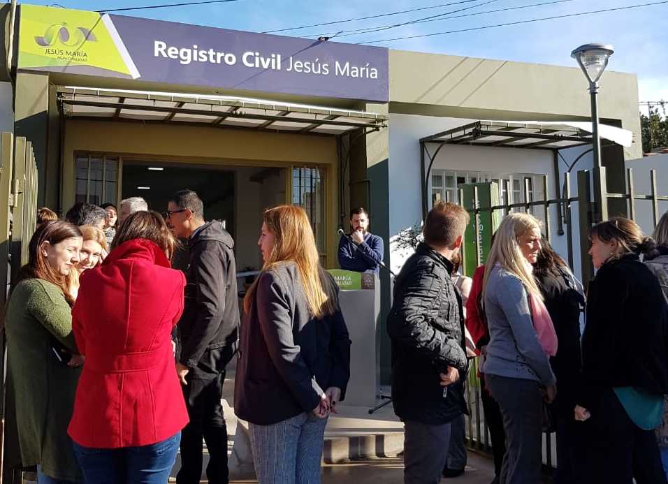 Quedó inaugurada la nueva sede del Registro Civil.