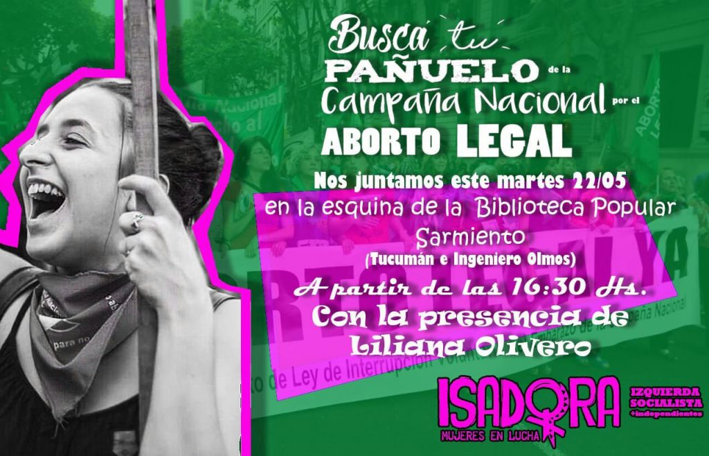 Busca tu pañuelo, Campaña Nacional por el aborto legal.