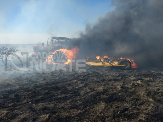 Incendio Forestal en la mezquita (La Calera).