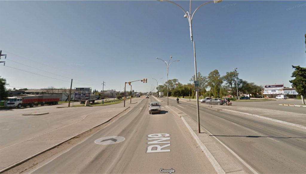 Comenzó la repavimentación de ruta 9, en los tres cruces urbanos.