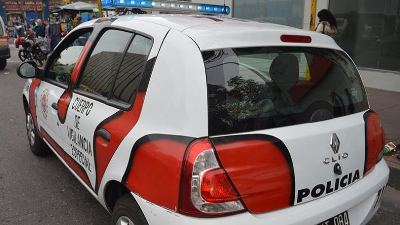 Menor detenido por resistirse a un control.