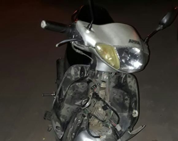 Gran operativo y persecución para recuperar una moto robada.