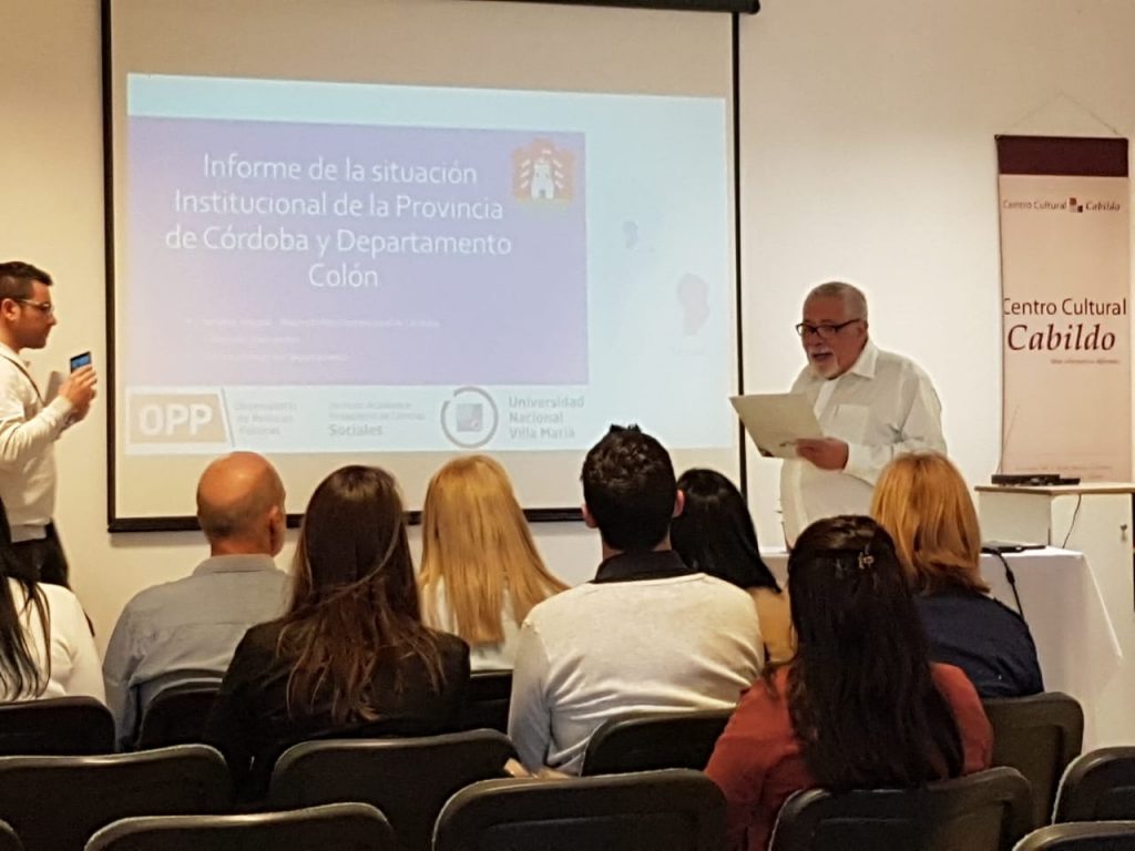 Presentan Mapeo Político Institucional de municipios y comunas en la provincia.