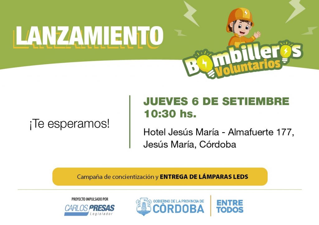 Bombilleros Solidarios: campaña de concientización.
