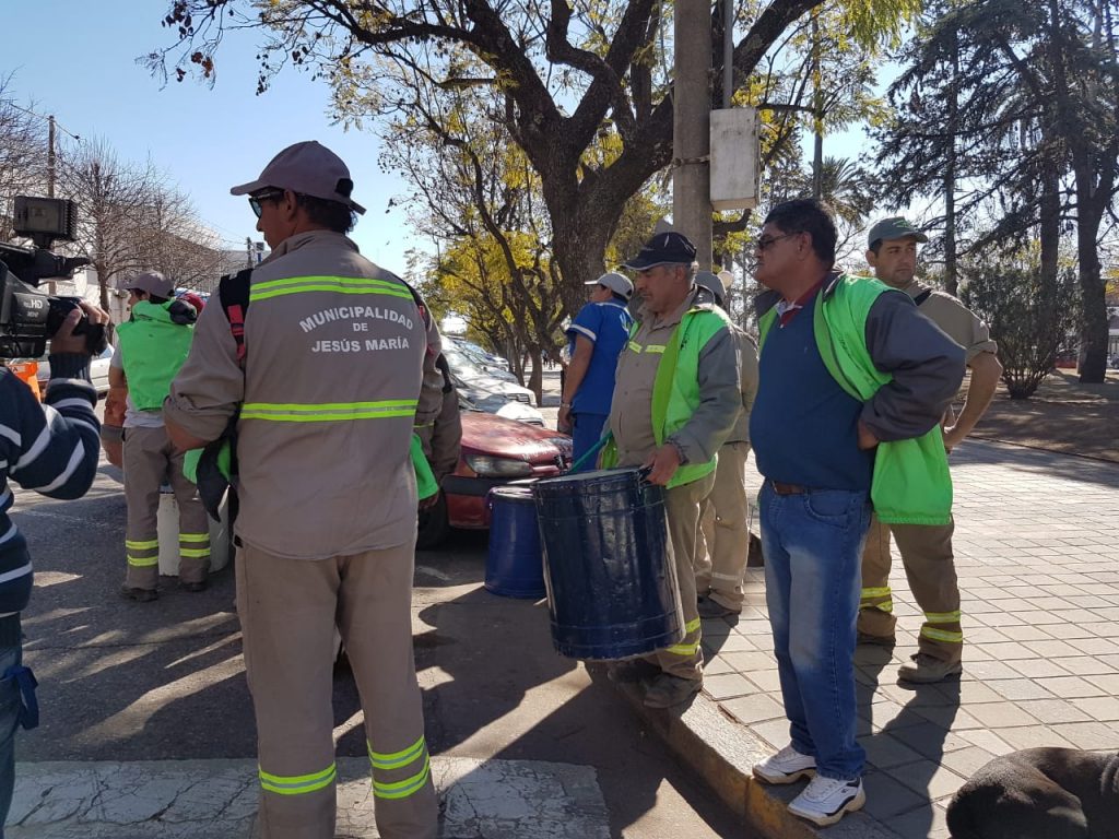 El reclamo municipal se traslado al edificio central.