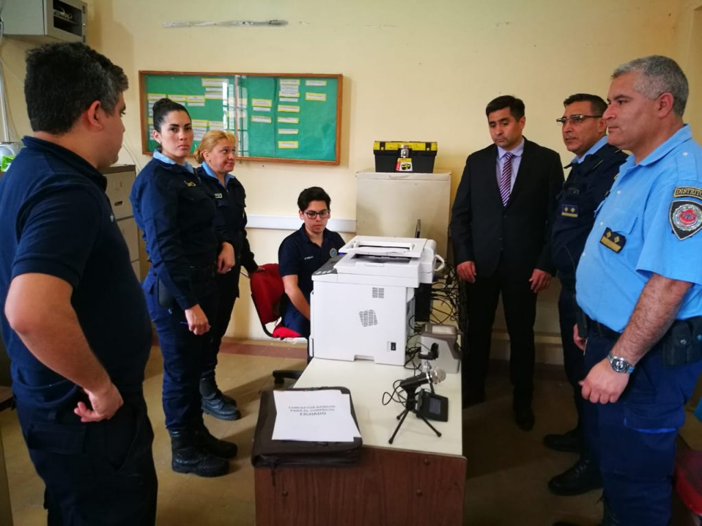 Instalaron un Sistema de Antecedentes Digital en Río Ceballos.