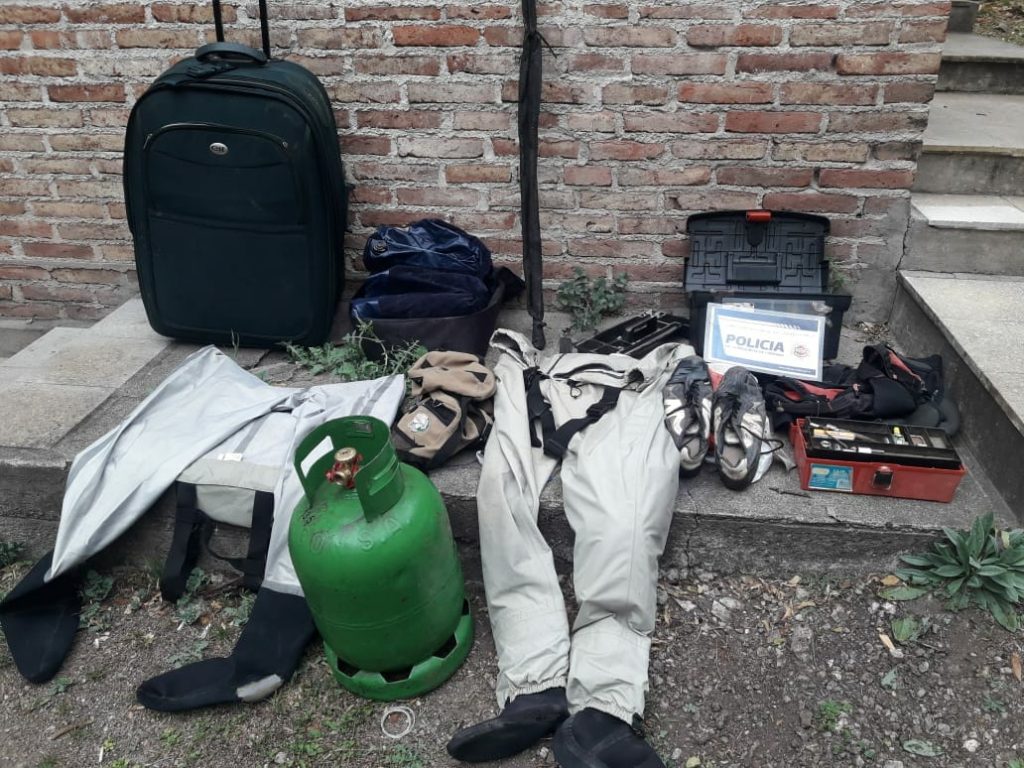 Recuperaron lo robado de una casa en Salsipuedes.