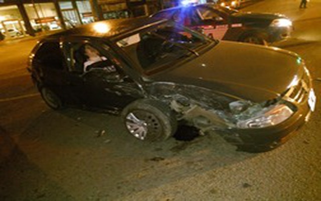 Joven lesionada tras accidente en Ruta 9 norte.