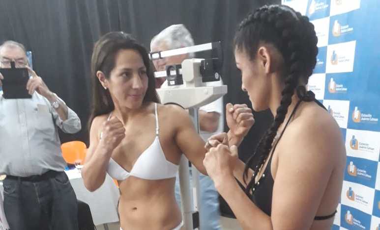 Ya se pesaron las Campeonas.