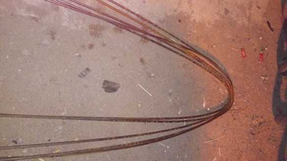 Lo detuvieron por robar hierros de una obra.