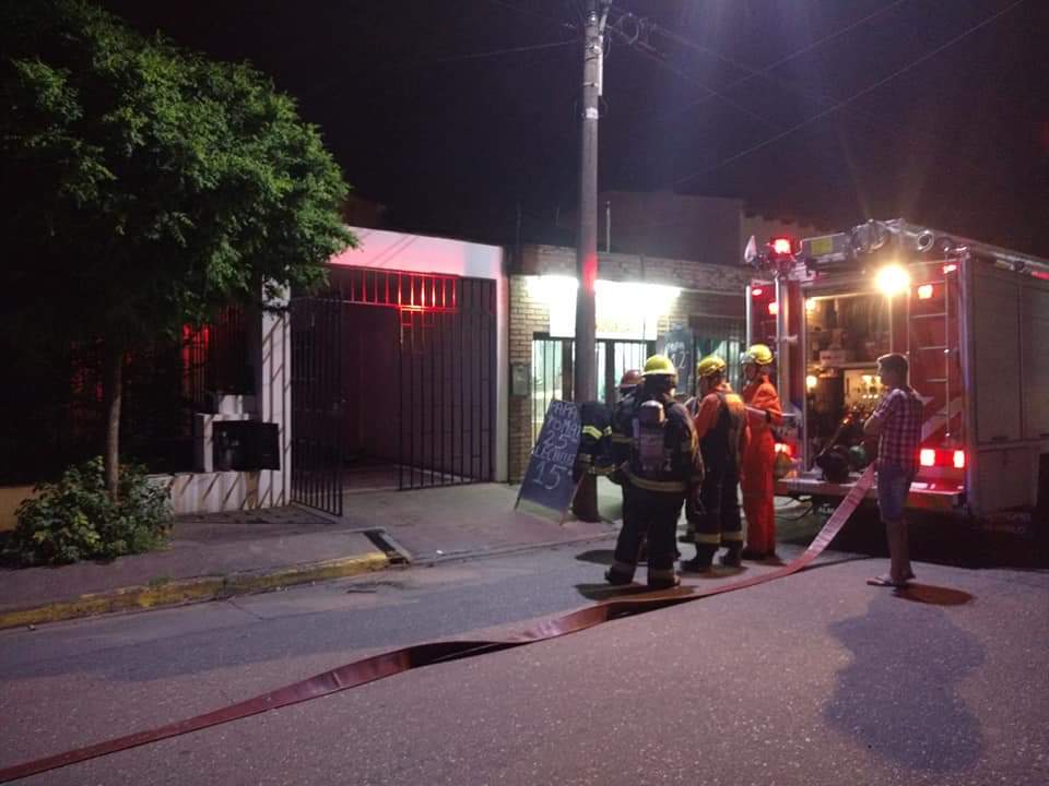 Incendio en una vivienda de Jesús María.