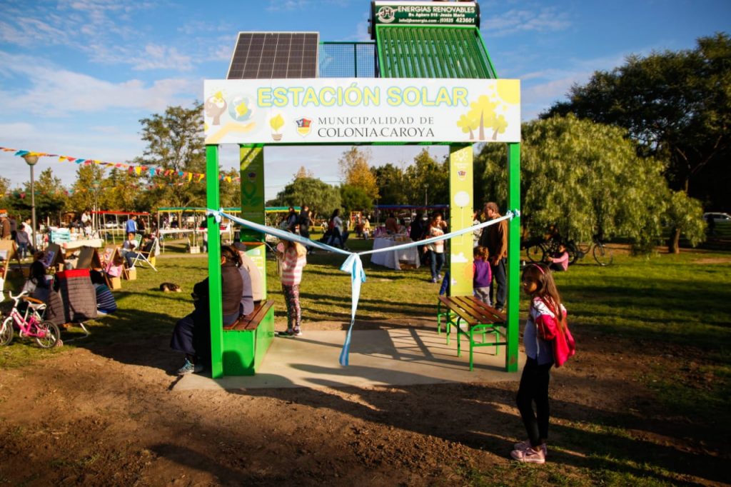 Inauguraron la Estación Solar y la red WiFi