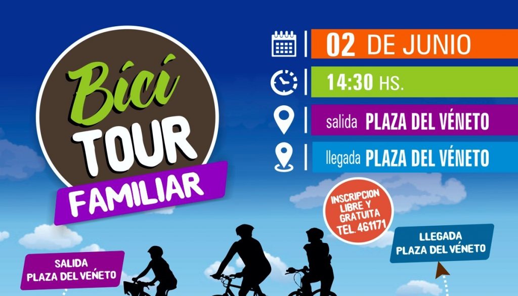 Bicitour por atractivos turísticos y culturales de Colonia Caroya.