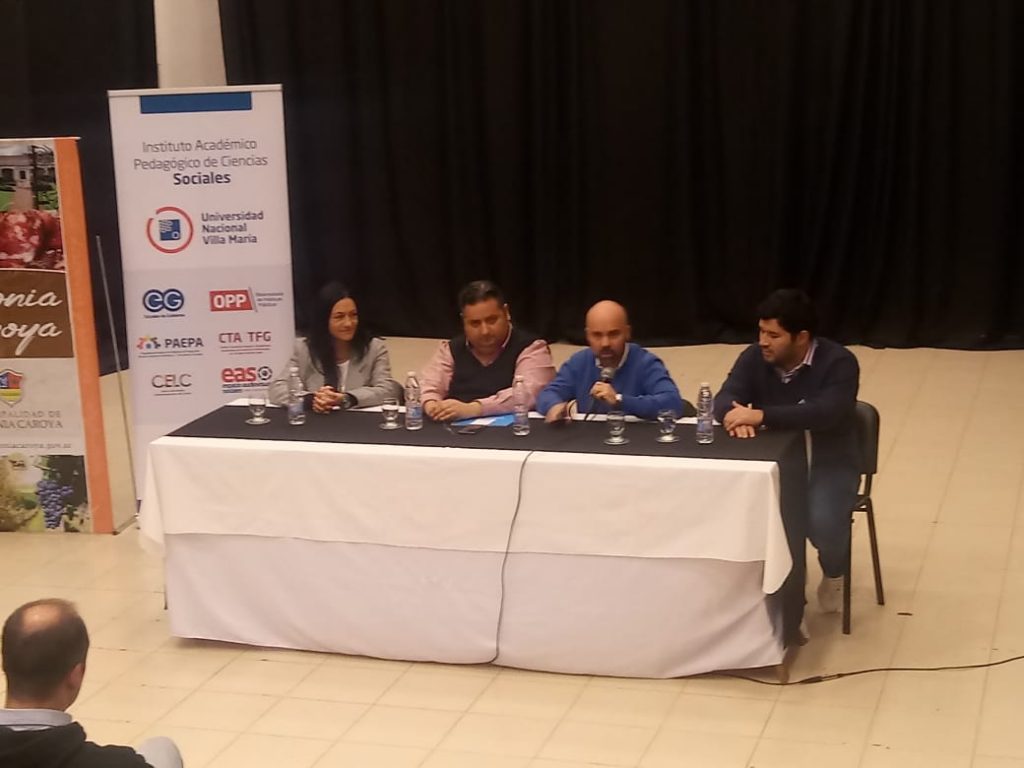 Lanzaron el Seminario de Gestión Deportiva en Colonia Caroya.