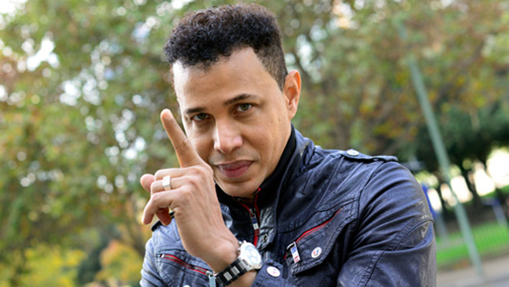 El Rey del Mambo en la previa del show