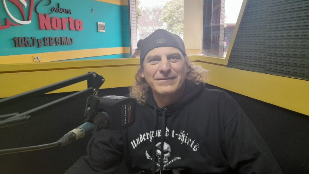 Nos visita el ex Rata Blanca, Hugo Bistolfi.