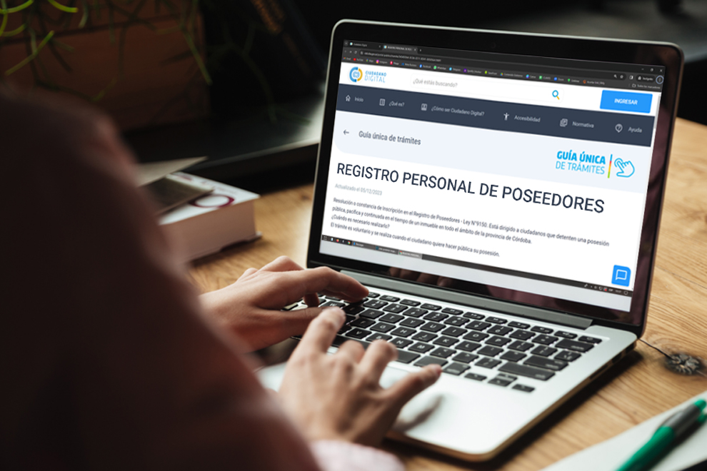 El trámite de inscripción de la posesión de inmuebles es completamente virtual