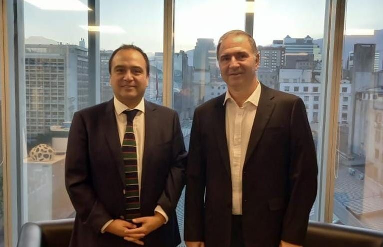 Ferreyra se reunió con autoridades educativas chilenas