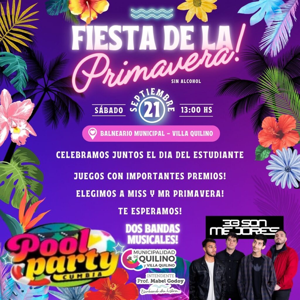 Quilino celebra la Primavera ‘Sin Alcohol’.