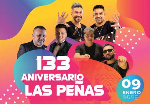 Las Peñas cumple 133 años y lo festeja a lo grande