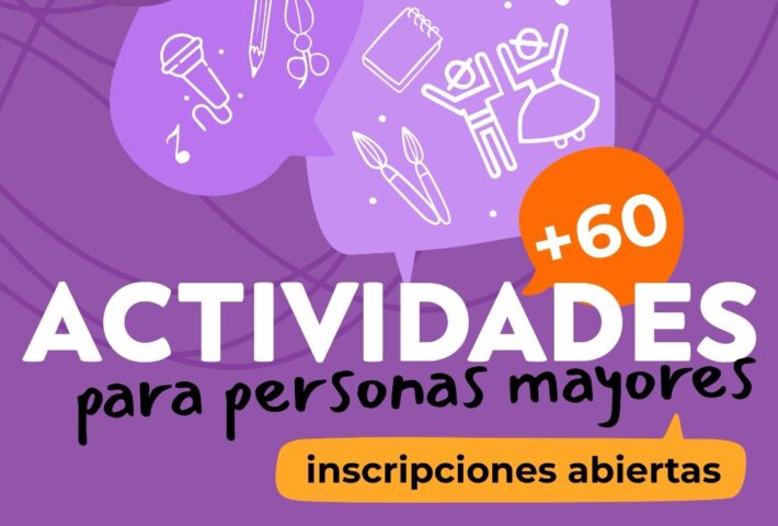 Están abiertas las inscripciones para actividades destinadas a personas mayores