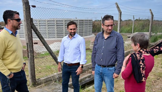 Colonia Vicente Agüero: La obra para mejora del sistema de agua potable tiene un avance del 70%