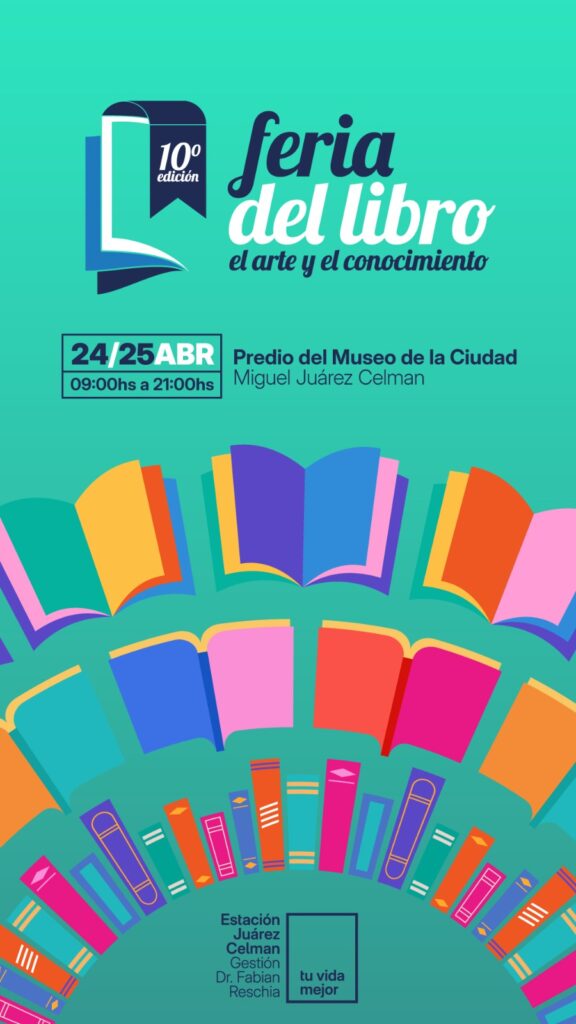 Llega la Feria del libro a Estación Juárez Celman