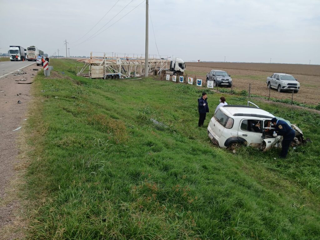 Accidente de tránsito con lesionados a la altura de Estación Sarmiento.