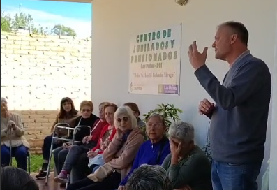 Las Peñas refuncionalizó el centro de jubilados ‘Padre Rolando Abregú’