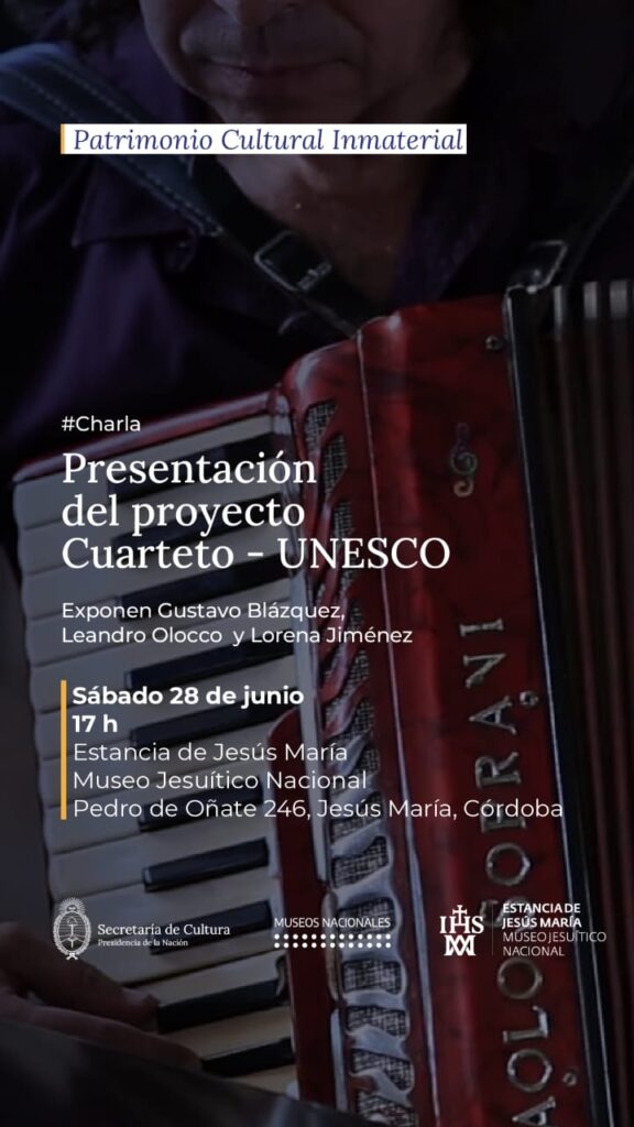¡Vivamos el cuarteto en la Estancia de Jesús María!