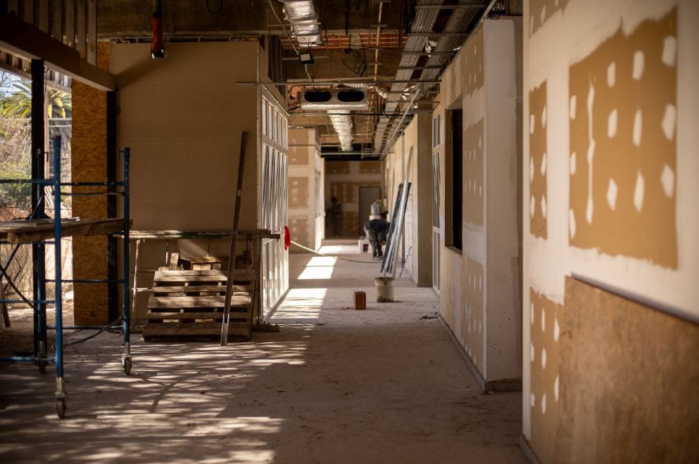 Villa Allende: El nuevo Centro de Salud tiene un 66% de avance