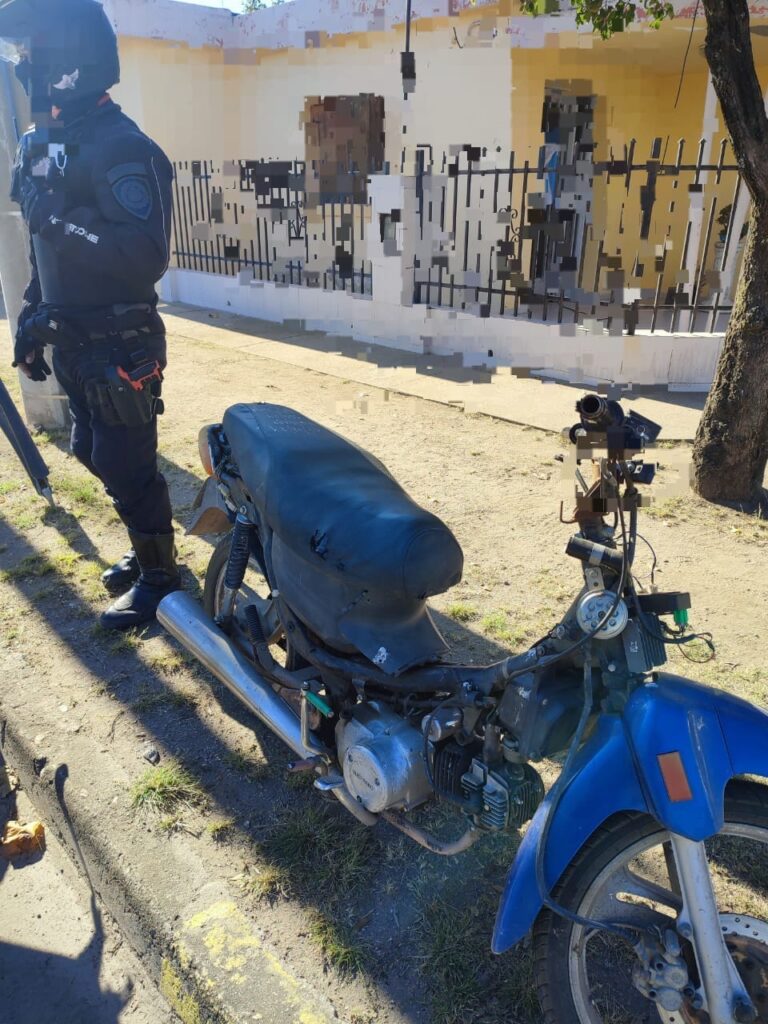 SECUESTRO DE MOTOCICLETA CON PEDIDO VIGENTE