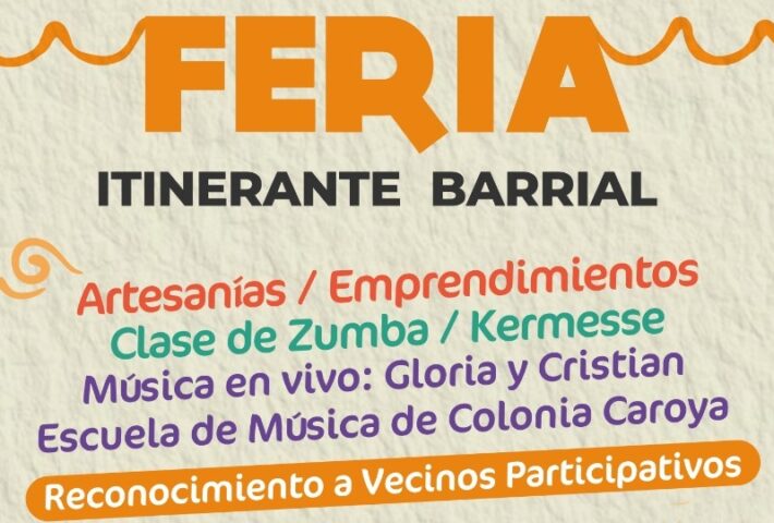 Finde de feria en Colonia Caroya