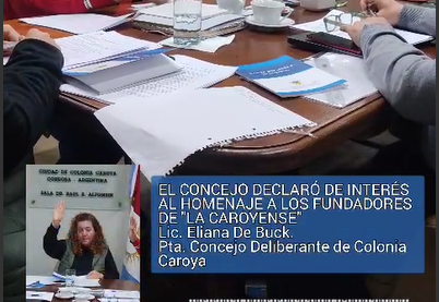 COLONIA CAROYA CELEBRA A LOS FUNDADORES DE “LA CAROYENSE”